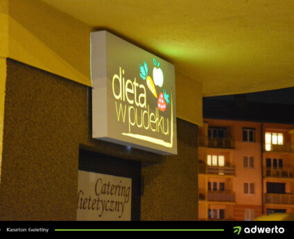 Kaseton Świetlny frezowany - Dieta w pudełku - Ostrów Wlkp., Kalisz