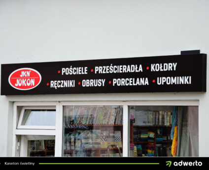 Kaseton Świetlny frezowany - Jukon Odolanów - Ostrów Wlkp., Kalisz