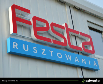 Litery Świetlne 3D - Festa Rusztowania - Ostrów Wlkp., Kalisz