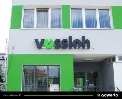 Litery Świetlne 3D - Vossloh - Ostrów Wlkp., Kalisz
