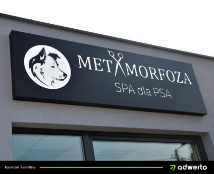 Kaseton Świetlny Frezowany - Metamorfoza SPA dla PSA - Ostrów Wlkp., Kalisz