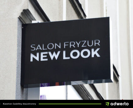 Semafor Świetlny dwustronny - New Look Salon Fryzur - Ostrów Wlkp., Kalisz
