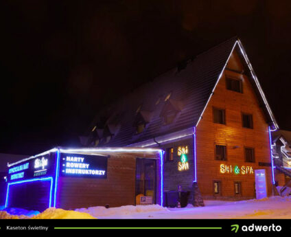 Kasetony Świetlne Frezowane - SKI&SPA Zieleniec - Ostrów Wlkp., Kalisz