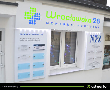 Kaseton świetlny - Ostrów Wlkp., Kalisz